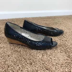 { Me Too } Shimmer Blue Wedge